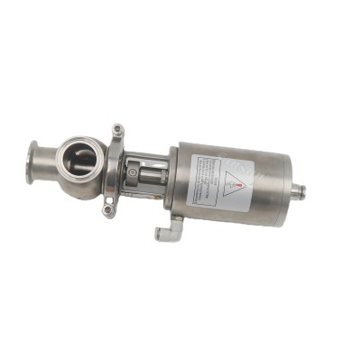 Ss304 Ss316l Stainless Steel Sanitary Welding 316l Pneumatic Diversion Valve Reversing Valve