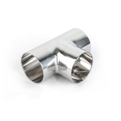 Food Grade Stainless Steel Pipe Fitting Tee Sanitary Ss316 Food Grade Pipe Fitting Tee