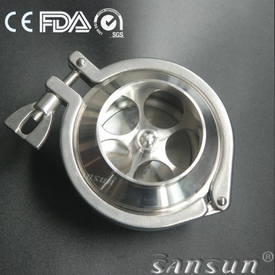 Stainless Steel Welding Sanitary Spring Check Valve/Spring Non Return Valve